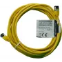 Cabo de rede Premium Full Copper IT-BUDGET - Slim AWG 28 - Cat.8.1 - 2000 MHz - sem halogéneos - PoE+ - 40 Gbit - amarelo - 5 m (90ITBSLIM81PK5Y)