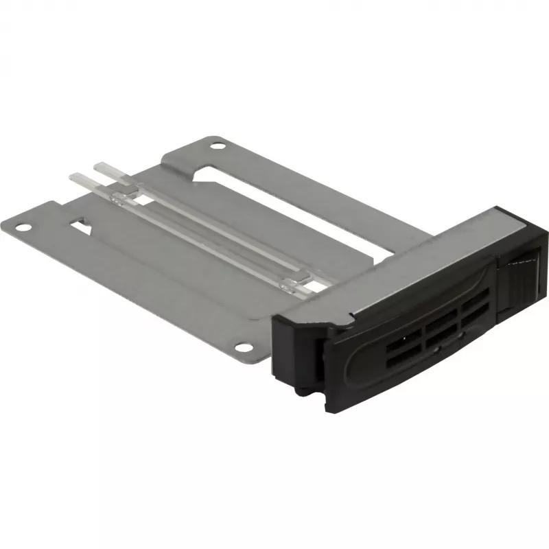 Inter-Tech IPC ST-5244 gaveta móvel hot-swap 4 baías 2,5 polegadas SATA/SAS para baía de 5,25 polegadas, Preto