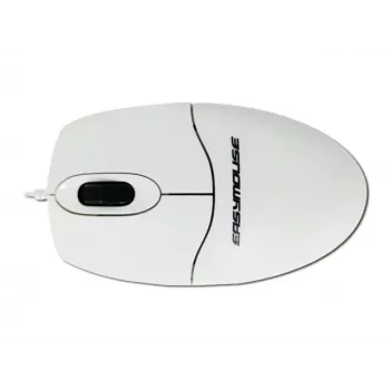 GETT GCQ EasyMouse rato ergonómico com fio - Ambidestro - Ótico - 800 DPI - Preto