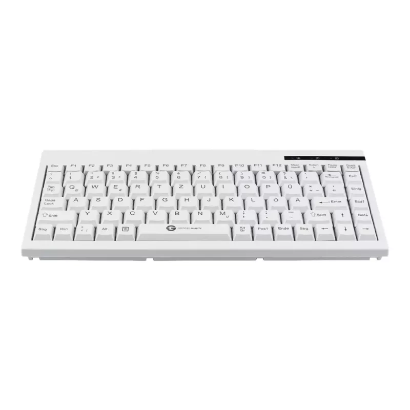 GETT GCQ CleanType Easy Basic teclado compacto - USB - Preto - IP68 lavável