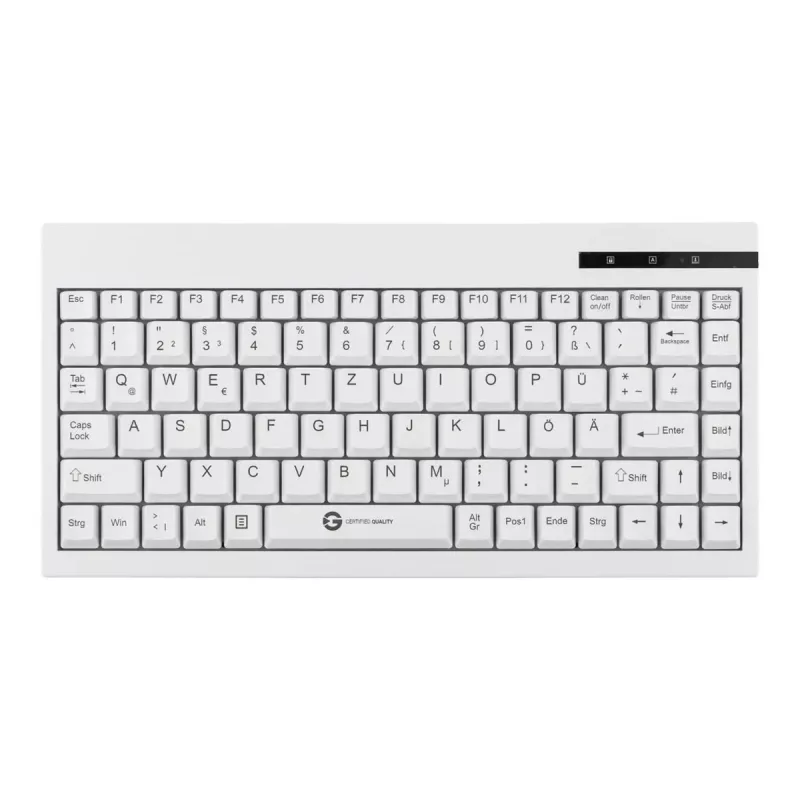 GETT GCQ CleanType Easy Basic teclado compacto - USB - Preto - IP68 lavável