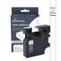 MediaRange cassete de fita de etiquetas Dymo D1 compatível 19mm x 7m Preto sobre Branco (MRDY45803)