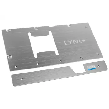 LYNK+ 5090 Plate Kit Zotac prateado - GPU Backplate para modding RTX 5090