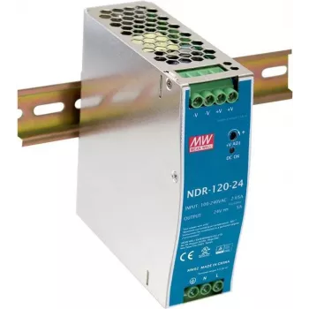 Meanwell NDR-120-12 fonte de alimentação para calha DIN 12V 10A 120W