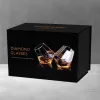 Conjunto de 2 copos de whisky Mad Monkey Diamond Thumbs Up transparente 300 ml