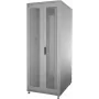 Armário de rede 19 polegadas IT-BUDGET SRK - conjunto completo - 42U - LxP 800x800 mm - portas duplas perfuradas à frente e atrás - 4 ventoinhas ativas - PDU - prateleiras - Flatpack - cinzento claro (90ITB19SRK4288DTG)