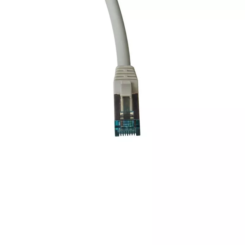 Cabo de patch Premium Full Copper IT-BUDGET - Cat.6A - 500 MHz - sem halogéneos - PoE+ - AWG 26/7 - cinzento - 0,50 m
