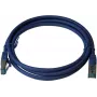 Cabo de patch Premium IT-BUDGET Cat.6A S/FTP LSZH 0,50m azul