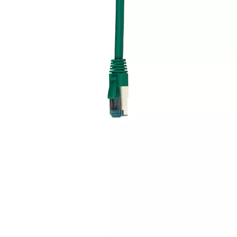 Cabo de patch Premium Full Copper IT-BUDGET Cat.6A 500 MHz LSZH PoE+ AWG 26/7 verde 1,5 m