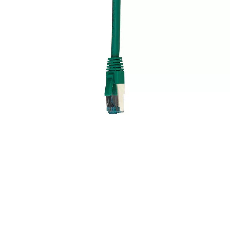 Cabo de patch Premium Full Copper IT-BUDGET Cat.6A 500 MHz LSZH PoE+ AWG 26/7 verde 1,5 m