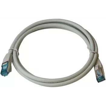 Cabo de patch Premium Full Copper IT-BUDGET - Cat.6A - 500 MHz - sem halogéneos - PoE+ - AWG 26/7 - cinzento - 15 m
