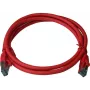 Cabo de patch Premium Full Copper IT-BUDGET - Cat.6A - 500 MHz - sem halogéneos - PoE+ - AWG 26/7 - vermelho - 15 m