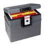 No Fire First Alert 2037FE Cofre portátil - fecho de chave - preto/cinzento - 410x324x127 mm