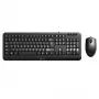 MediaRange Conjunto de teclado com fios e rato ótico de 3 botões, QWERTY (GR), preto (MROS108-GR)