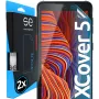 smart.engineered Película protetora de ecrã 2x3D para Samsung Galaxy Xcover 5 transparente (pack de 2)