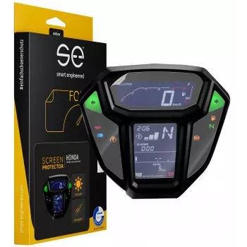 smart.engineered SE-DCP-2-0102-0045-1-M película protetora de ecrã para Honda CRF1000L Africa Twin (2015-2017) - Transparente - pack de 2
