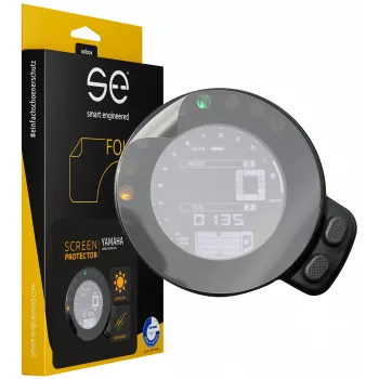 smart.engineered SE-DCP-2-0102-0072-1-M película protetora de ecrã para cockpit de Yamaha XSR900 / XSR700 2015+ - Transparente - 2 unid.