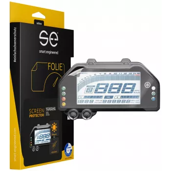 smart.engineered SE-DCP-2-0102-0076-1-M película protetora de ecrã para Yamaha R3 (2019+), R25 (2019+), MT-03 (2020+) - Transparente