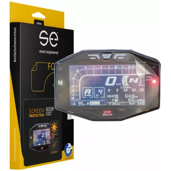 smart.engineered SE-DCP-2-0102-0094-1-M proteção de ecrã para Suzuki GSX-R1000 (R) 2017+ / Katana 2019+ / GSX-S1000 2021+ - Transparente
