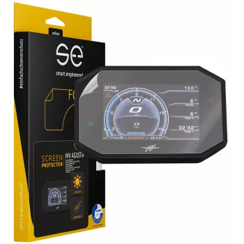 smart.engineered SE-DCP-2-0102-0110-1-M película protetora de ecrã para mota - Transparente - pack de 2