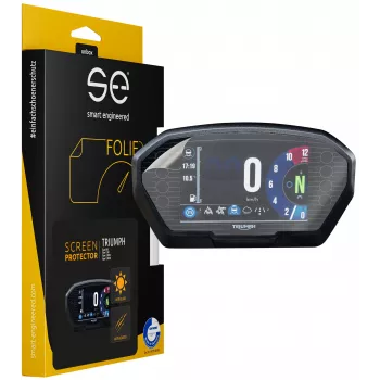 smart.engineered SE-DCP-2-0102-0112-1-M película protetora de ecrã para TRIUMPH Tiger 800 / Tiger 1200 / Tiger 1200XC / Tiger 1200CR - Transparente - Monocromático
