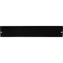 Rockstable painel cego 2U 19 polegadas - aço SPCC - preto - 1 peça (RS19-TP02)