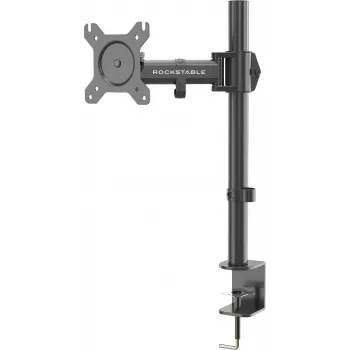 Rockstable RS-MM001 suporte de monitor único para principiantes - grampo / passagem - 8 kg - 13-32 polegadas - 100x100 mm - preto