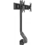Rockstable RS-MM005 suporte avançado para dois monitores - grampo / passagem - 16 kg - 33 cm (13 polegadas) - 68,6 cm (27 polegadas) - 100 x 100 mm - preto