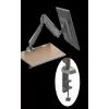 Rockstable RS-MM010B suporte profissional para monitor único - grampo de secretária/passagem - 8 kg - 15-32 polegadas - VESA 75x75/100x100 mm - preto