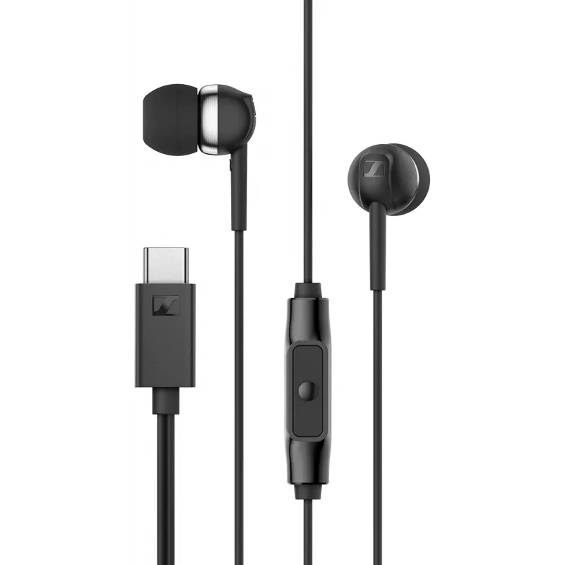 Sennheiser CX 80U auriculares in-ear com fio preto