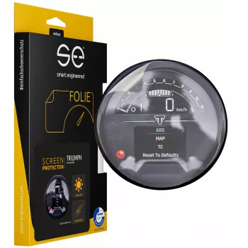 Película protetora de ecrã smart.engineered SE-DCP-2-0102-0171-1-M para Triumph Trident 660 (2021+) - Transparente