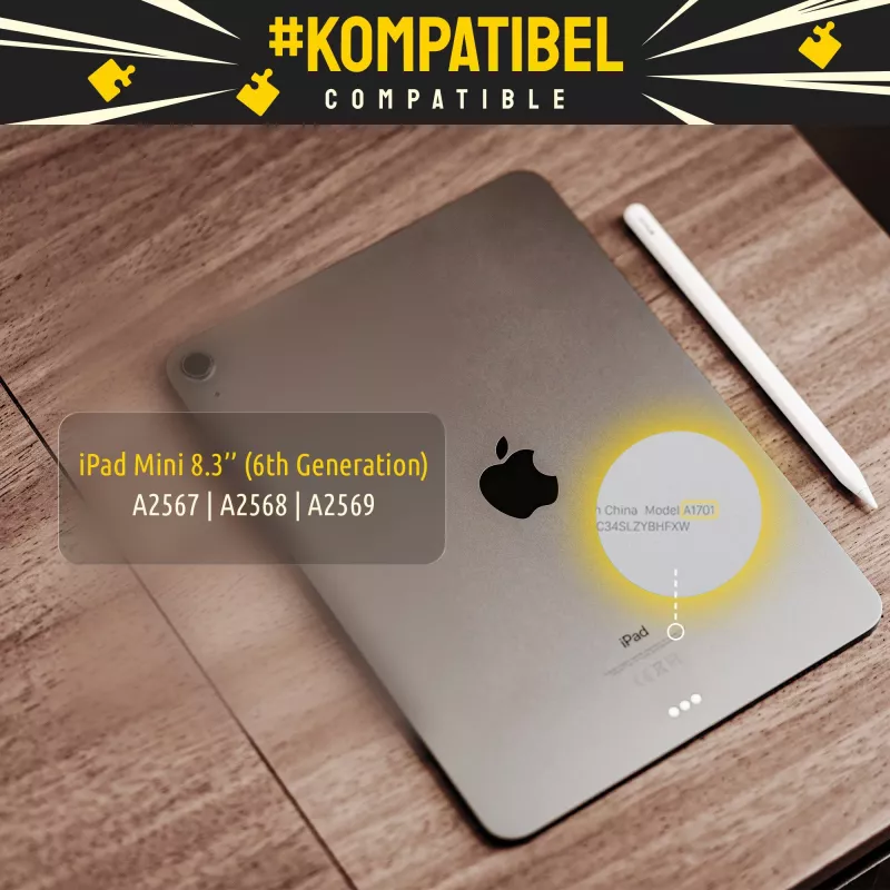 Película de vidro SMART.ENGINEERED se Apple iPad mini 6 (8.3) Tempered Glass Screen Protector