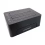 Docking station USB-C LC-Power LC-DOCK-C-V2 com HDMI, DisplayPort, VGA, 3x USB-A, dados USB-C, USB-C PD 100W, Gigabit Ethernet, leitor de cartões SD/microSD, áudio 3,5mm, cinzento