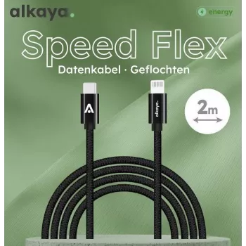 ALKAYA Speed Flex Cabo USB-C para Lightning 2 m Branco (CL-60033)