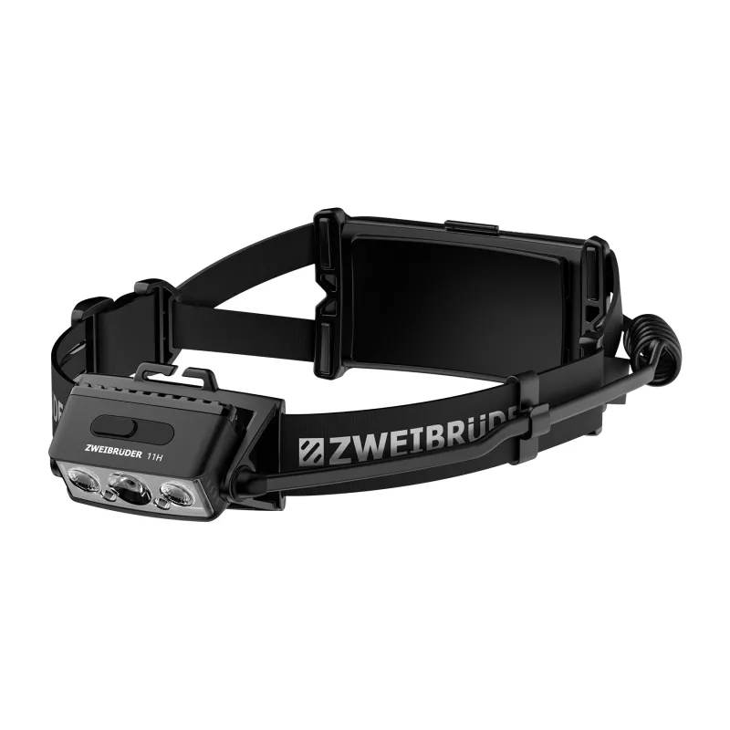 Zweibrüder ZB11H Lanterna de cabeça LED recarregável 2500 lúmenes USB-C