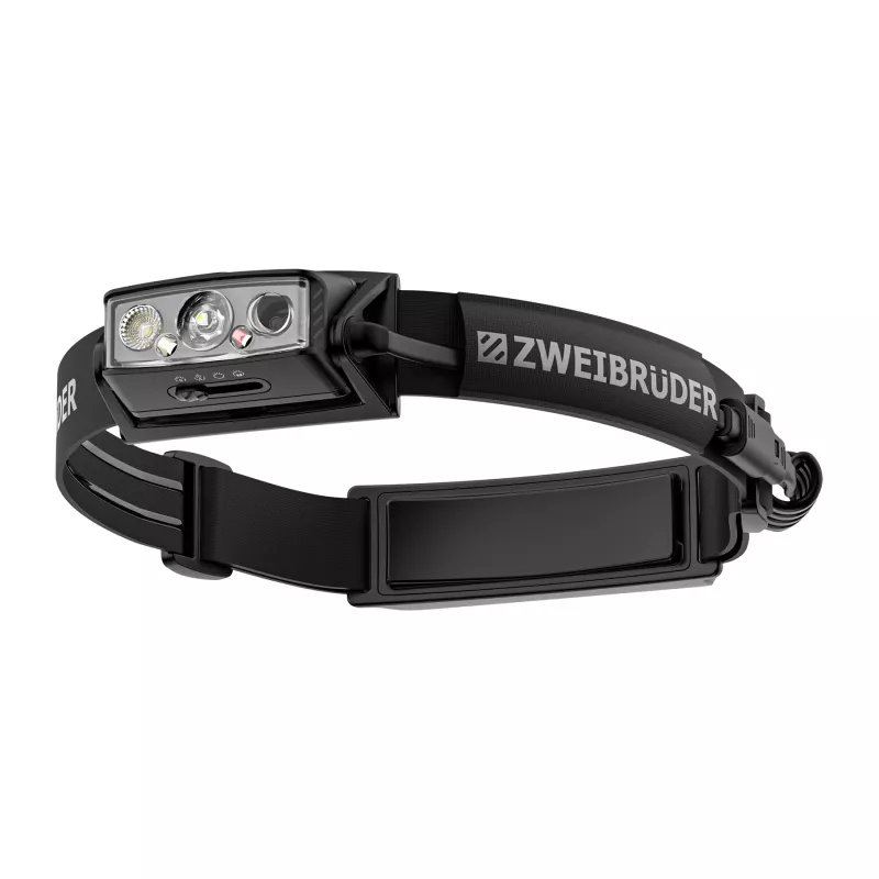 Zweibrüder ZB9H Lanterna de cabeça LED recarregável 2000 lúmenes USB-C