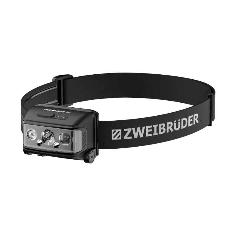 Zweibrüder ZB5H Lanterna de cabeça LED recarregável 1000 lúmenes USB-C