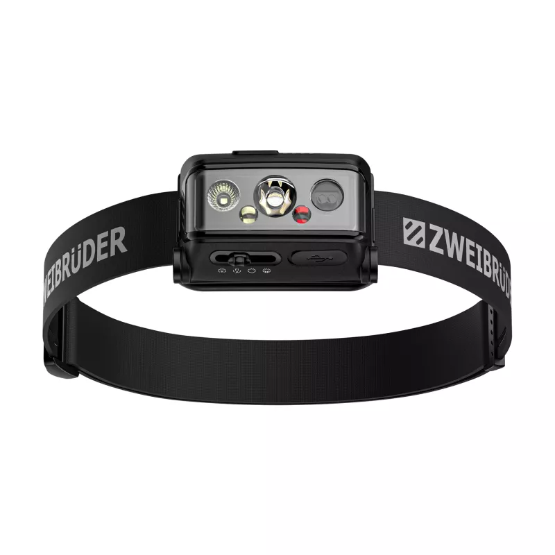 Zweibrüder ZB5H Lanterna de cabeça LED recarregável 1000 lúmenes USB-C