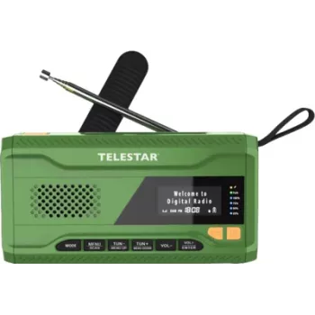 Telestar TOP NR 5 Rádio de emergência DAB+/FM Verde