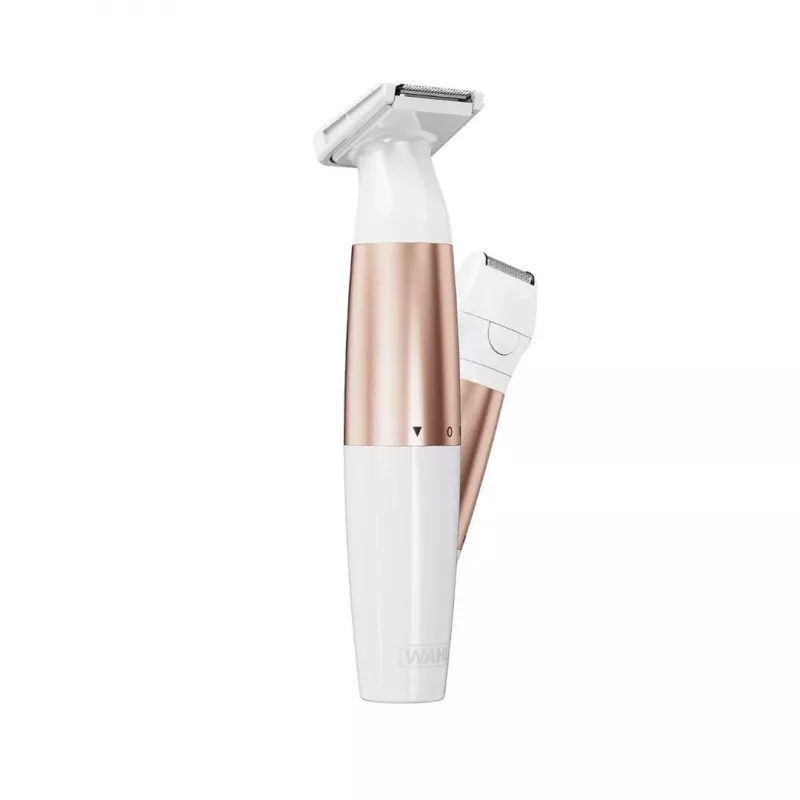 Wahl TRIM and SHAVE 3028668 Aparador de Bikini, recarregável, Molhado e Seco, Branco/Rosa