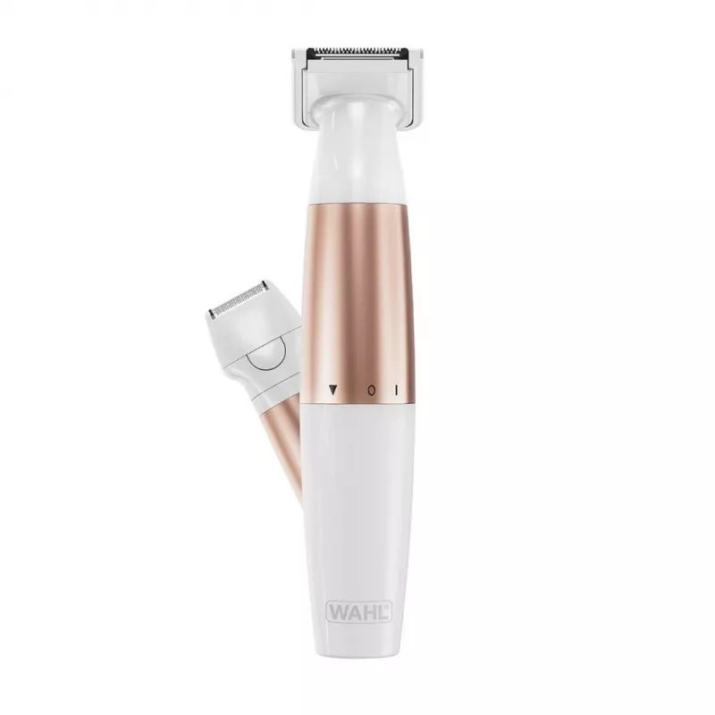 Wahl TRIM and SHAVE 3028668 Aparador de Bikini, recarregável, Molhado e Seco, Branco/Rosa