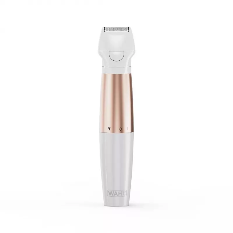 Wahl TRIM and SHAVE 3028668 Aparador de Bikini, recarregável, Molhado e Seco, Branco/Rosa