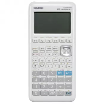 Casio FX-9860GIII-W-ET Calculadora gráfica, Natural V.P.A.M., 552 funções, Solar e pilha, Preto
