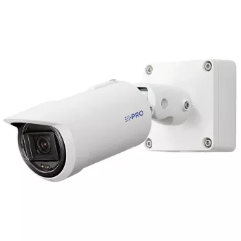 i-PRO WV-S15500-V3LN câmara de rede, 5MP, objetiva varifocal motorizada, H.265, PoE, IP66, IK10, branco