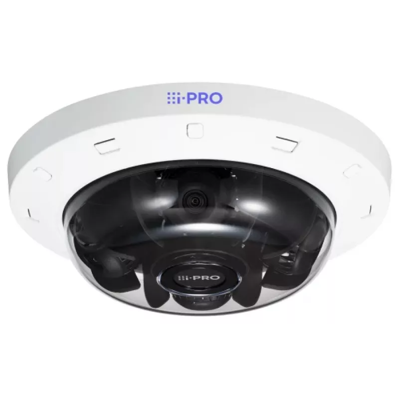 I-PRO Câmara de rede multissensor Série S 4x4 MP 30fps 2,9-7 mm IA IK10 IP66/67 Exterior