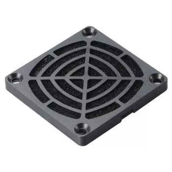 Kit de filtro para ventoinha Akasa GRM60-30 60mm - malha de nylon preta, lavável, com grelha de proteção para ventoinha