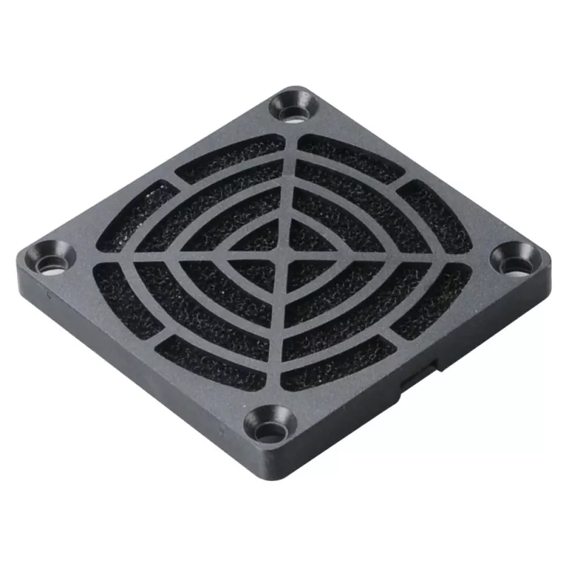 Kit de filtro para ventoinha Akasa GRM60-30 60mm - malha de nylon preta, lavável, com grelha de proteção para ventoinha