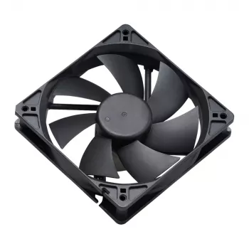 Ventoinha Akasa 12cm preta - 17,5 dB - preto