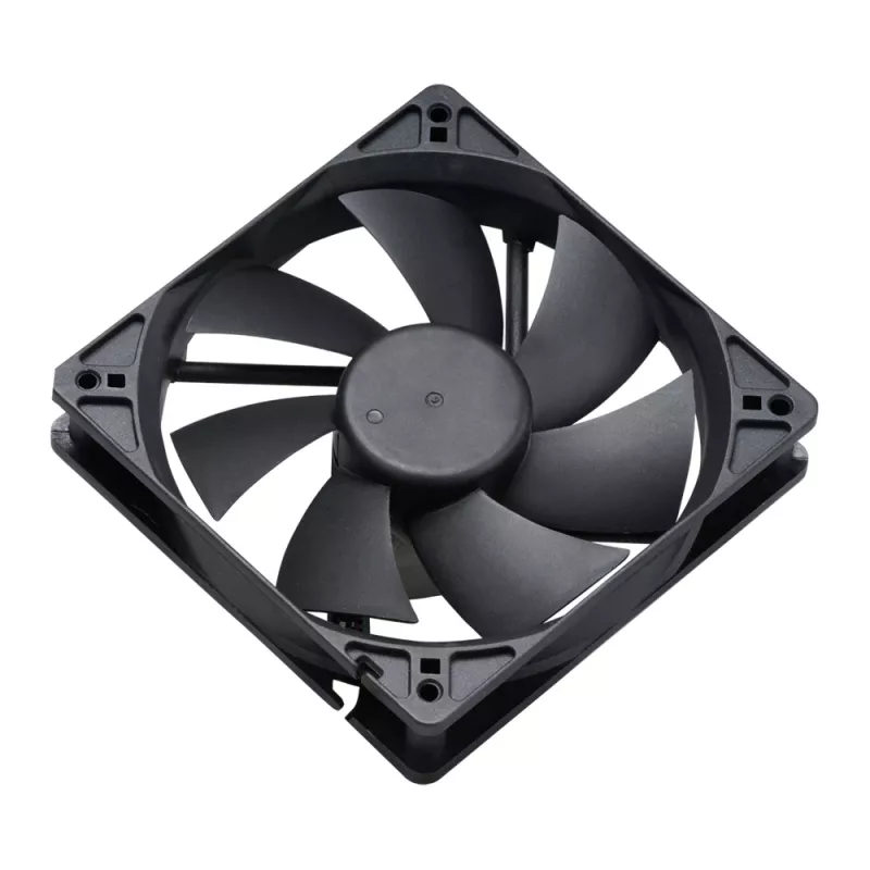 Ventoinha Akasa 12cm preta - 17,5 dB - preto