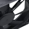 Ventoinha Akasa 12cm preta - 17,5 dB - preto